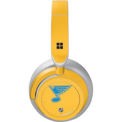 NHL St. Louis Blues Solid Background Surface Headphones Skin